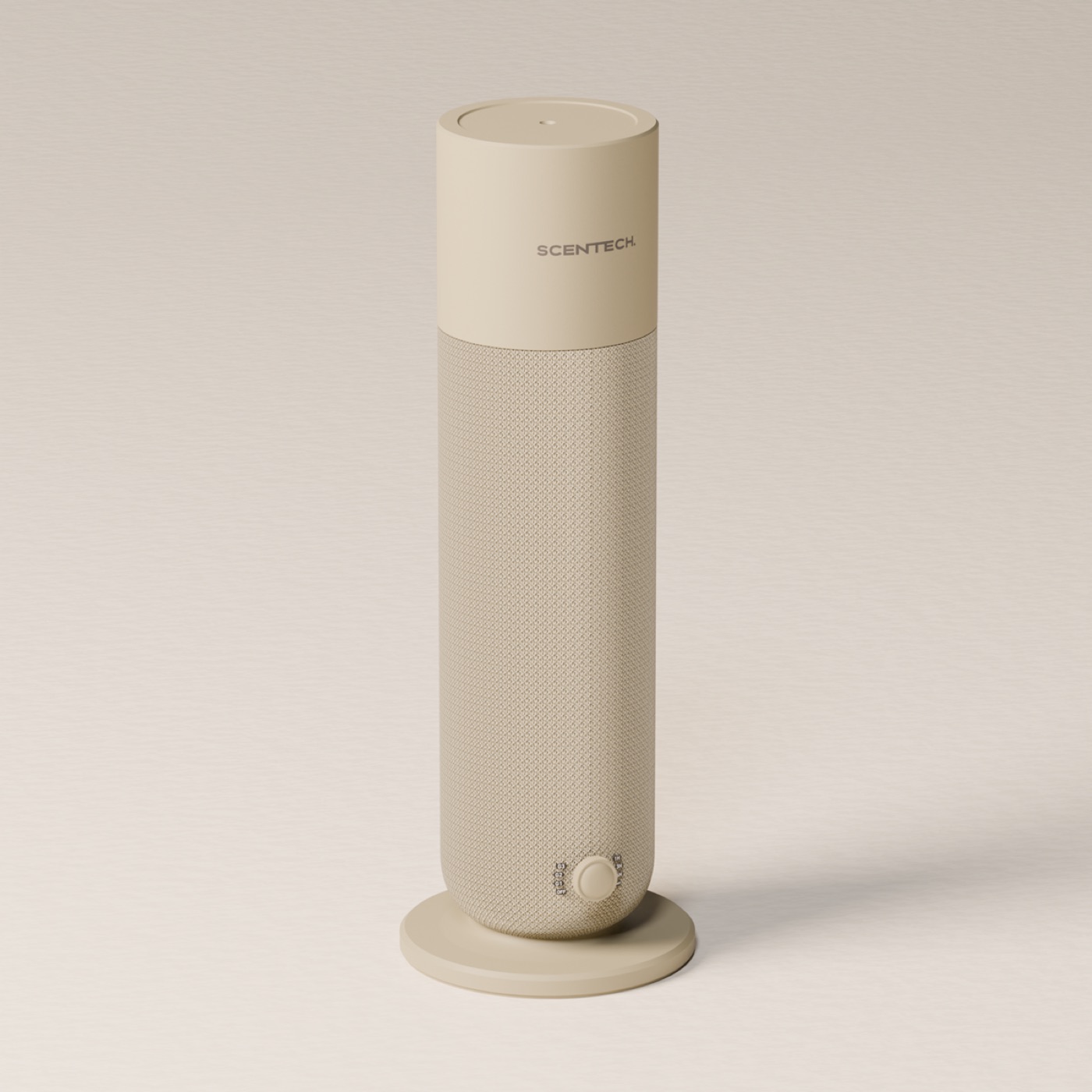 Smart Aroma Diffuser 2 auf sandfarbenem Untergrund